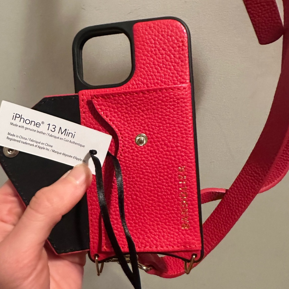 Bandolier Red Crossbody Phone Case with Strap - iPhone 13 mini - Picture 2 of 8